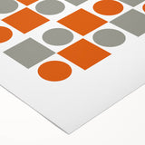 Bohemian Wall Art | Eclectic Bauhaus Geometric Boho Decor Canvas Print