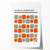 Bohemian Wall Art | Eclectic Bauhaus Geometric Boho Decor Canvas Print