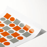 Bohemian Wall Art | Eclectic Bauhaus Geometric Boho Decor Canvas Print