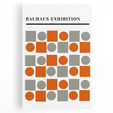 Bohemian Wall Art | Eclectic Bauhaus Geometric Boho Decor Canvas Print