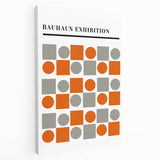 Bohemian Wall Art | Eclectic Bauhaus Geometric Boho Decor Canvas Print