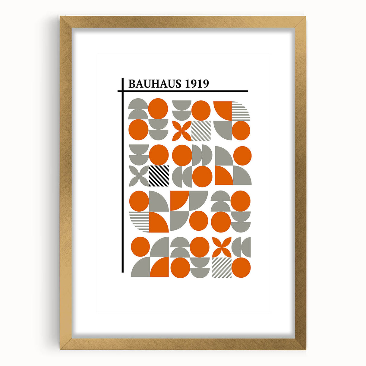 Bohemian Wall Art | Bauhaus 1919 Eclectic Geometric Boho Decor Print