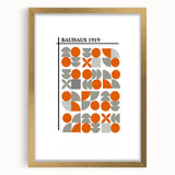 Bohemian Wall Art | Bauhaus 1919 Eclectic Geometric Boho Decor Print
