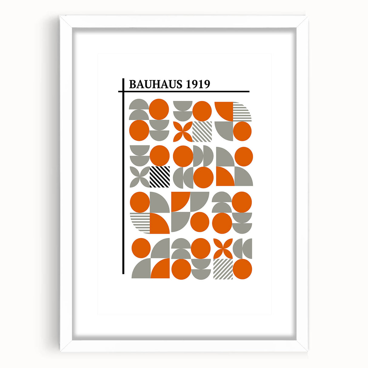Bohemian Wall Art | Bauhaus 1919 Eclectic Geometric Boho Decor Print