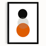 Bohemian Wall Art | Minimalist Boho Chic Geometric Abstract Canvas Print