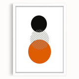 Bohemian Wall Art | Minimalist Boho Chic Geometric Abstract Canvas Print