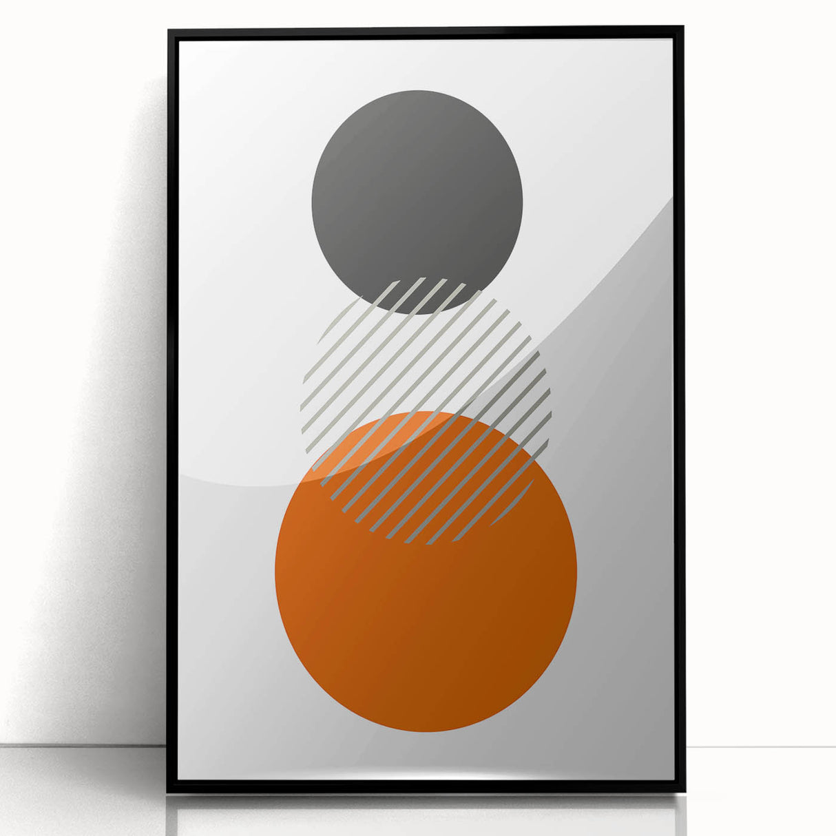 Bohemian Wall Art | Minimalist Boho Chic Geometric Abstract Canvas Print