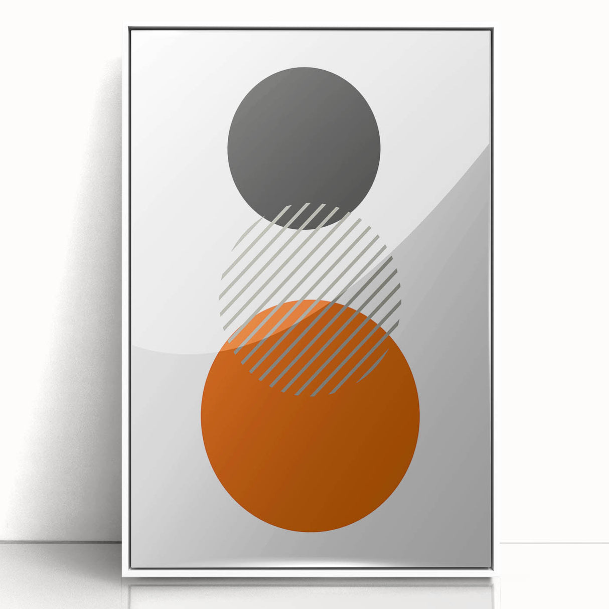 Bohemian Wall Art | Minimalist Boho Chic Geometric Abstract Canvas Print