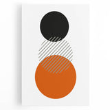 Bohemian Wall Art | Minimalist Boho Chic Geometric Abstract Canvas Print