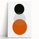 Bohemian Wall Art | Minimalist Boho Chic Geometric Abstract Canvas Print