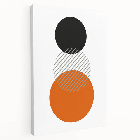 Bohemian Wall Art | Minimalist Boho Chic Geometric Abstract Canvas Print