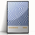 Bohemian Wall Art | Bauhaus 1919 Optical Wave Boho Chic Canvas Print