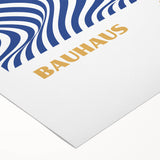 Bohemian Wall Art | Bauhaus 1919 Optical Wave Boho Chic Canvas Print