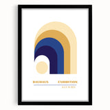 Bohemian Wall Art | Bauhaus Exhibition 1923 Retro Boho Canvas Print