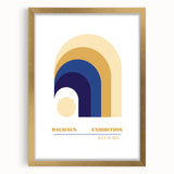 Bohemian Wall Art | Bauhaus Exhibition 1923 Retro Boho Canvas Print