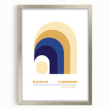 Bohemian Wall Art | Bauhaus Exhibition 1923 Retro Boho Canvas Print