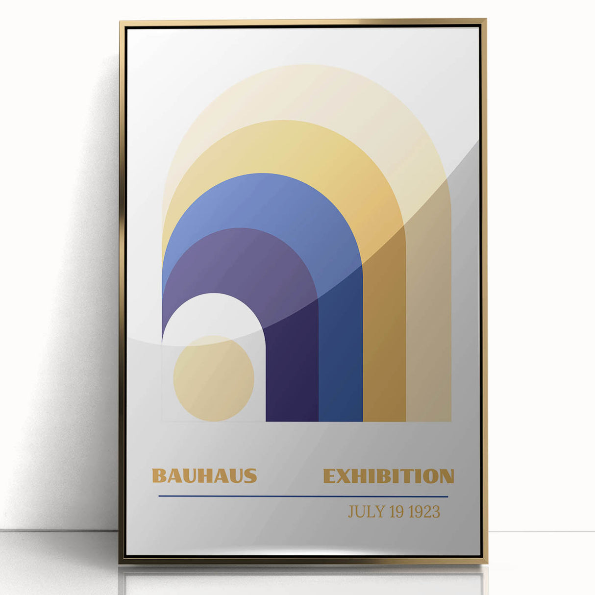 Bohemian Wall Art | Bauhaus Exhibition 1923 Retro Boho Canvas Print
