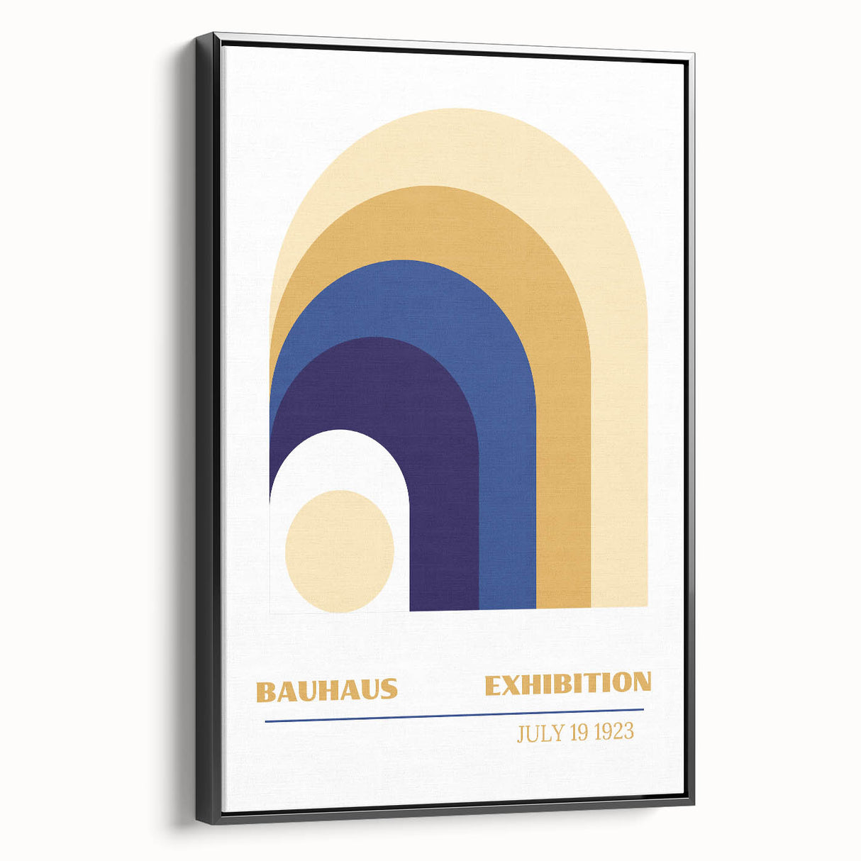 Bohemian Wall Art | Bauhaus Exhibition 1923 Retro Boho Canvas Print