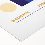 Bohemian Wall Art | Bauhaus Exhibition 1923 Retro Boho Canvas Print