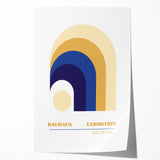 Bohemian Wall Art | Bauhaus Exhibition 1923 Retro Boho Canvas Print