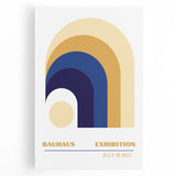Bohemian Wall Art | Bauhaus Exhibition 1923 Retro Boho Canvas Print