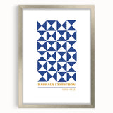 Bohemian Wall Art | Bauhaus 1919-1923 Geometric Boho Canvas Print