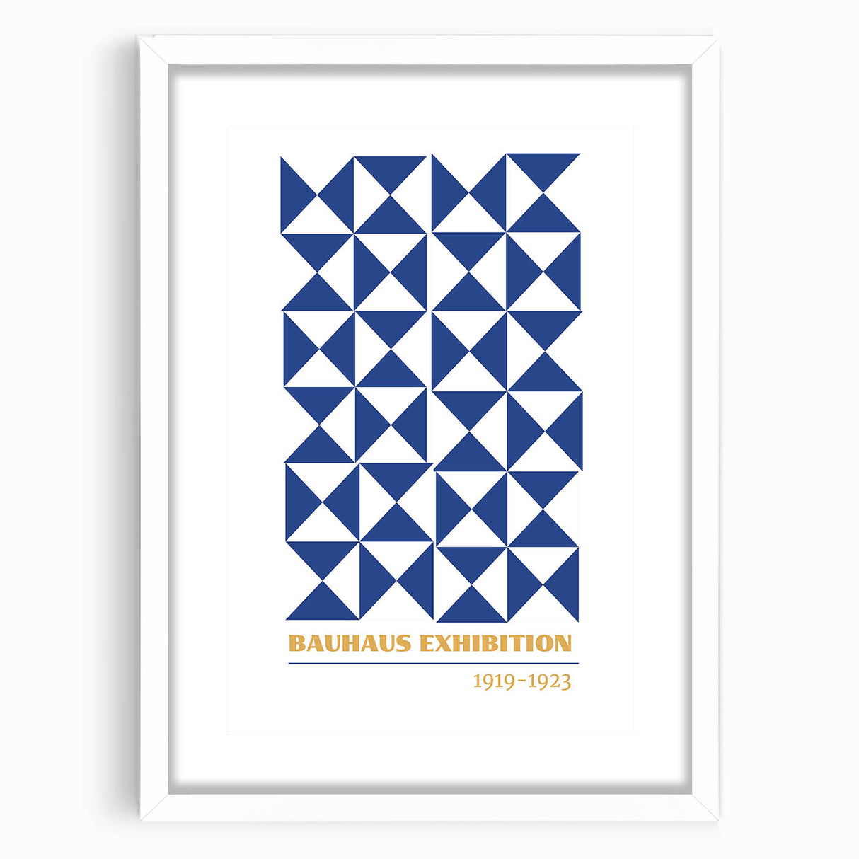 Bohemian Wall Art | Bauhaus 1919-1923 Geometric Boho Canvas Print