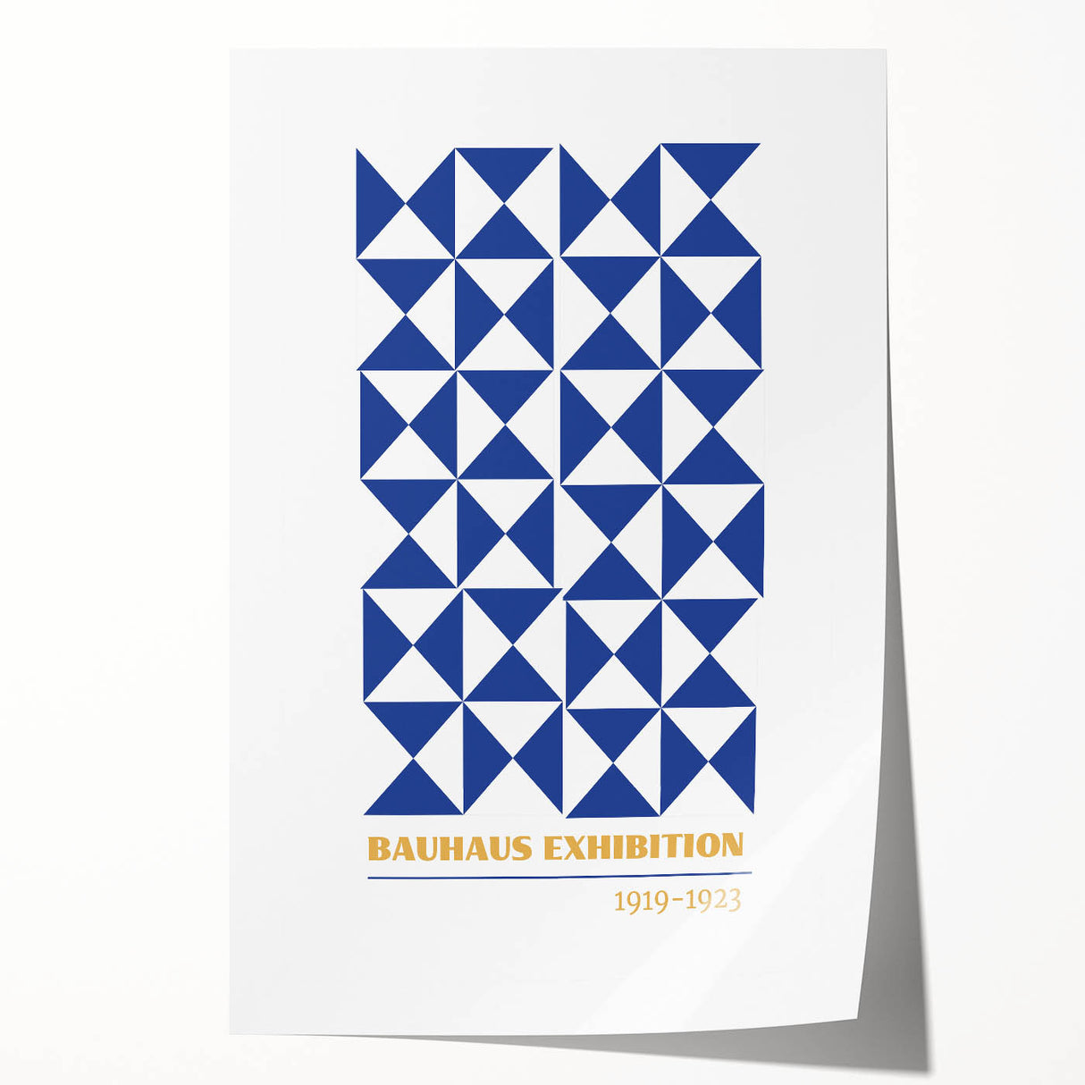 Bohemian Wall Art | Bauhaus 1919-1923 Geometric Boho Canvas Print