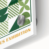 Bohemian Wall Art | Geometric Bauhaus Exhibition Print | Boho Decor Canvas