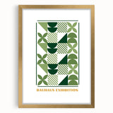 Bohemian Wall Art | Geometric Bauhaus Exhibition Print | Boho Decor Canvas