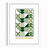 Bohemian Wall Art | Geometric Bauhaus Exhibition Print | Boho Decor Canvas