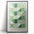 Bohemian Wall Art | Geometric Bauhaus Exhibition Print | Boho Decor Canvas