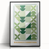 Bohemian Wall Art | Geometric Bauhaus Exhibition Print | Boho Decor Canvas