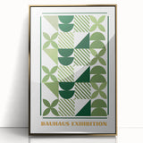 Bohemian Wall Art | Geometric Bauhaus Exhibition Print | Boho Decor Canvas