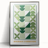 Bohemian Wall Art | Geometric Bauhaus Exhibition Print | Boho Decor Canvas