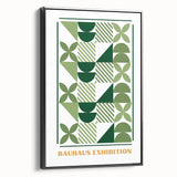 Bohemian Wall Art | Geometric Bauhaus Exhibition Print | Boho Decor Canvas