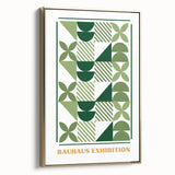 Bohemian Wall Art | Geometric Bauhaus Exhibition Print | Boho Decor Canvas