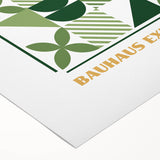 Bohemian Wall Art | Geometric Bauhaus Exhibition Print | Boho Decor Canvas