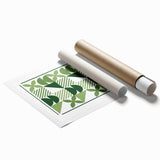 Bohemian Wall Art | Geometric Bauhaus Exhibition Print | Boho Decor Canvas