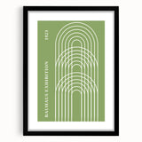 Bohemian Wall Art | Bauhaus Exhibition 1923 Arches Print | Boho Decor Canvas