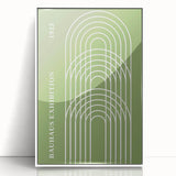 Bohemian Wall Art | Bauhaus Exhibition 1923 Arches Print | Boho Decor Canvas