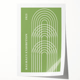 Bohemian Wall Art | Bauhaus Exhibition 1923 Arches Print | Boho Decor Canvas