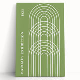 Bohemian Wall Art | Bauhaus Exhibition 1923 Arches Print | Boho Decor Canvas