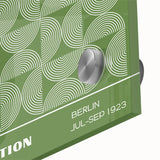 Bohemian Wall Art | Green & White Circular Boho Canvas Print