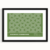 Bohemian Wall Art | Green & White Circular Boho Canvas Print