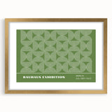 Bohemian Wall Art | Green & White Circular Boho Canvas Print