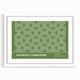 Bohemian Wall Art | Green & White Circular Boho Canvas Print