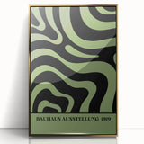 Bohemian Wall Art | Bauhaus 1919 Abstract Print | Boho Decor Canvas