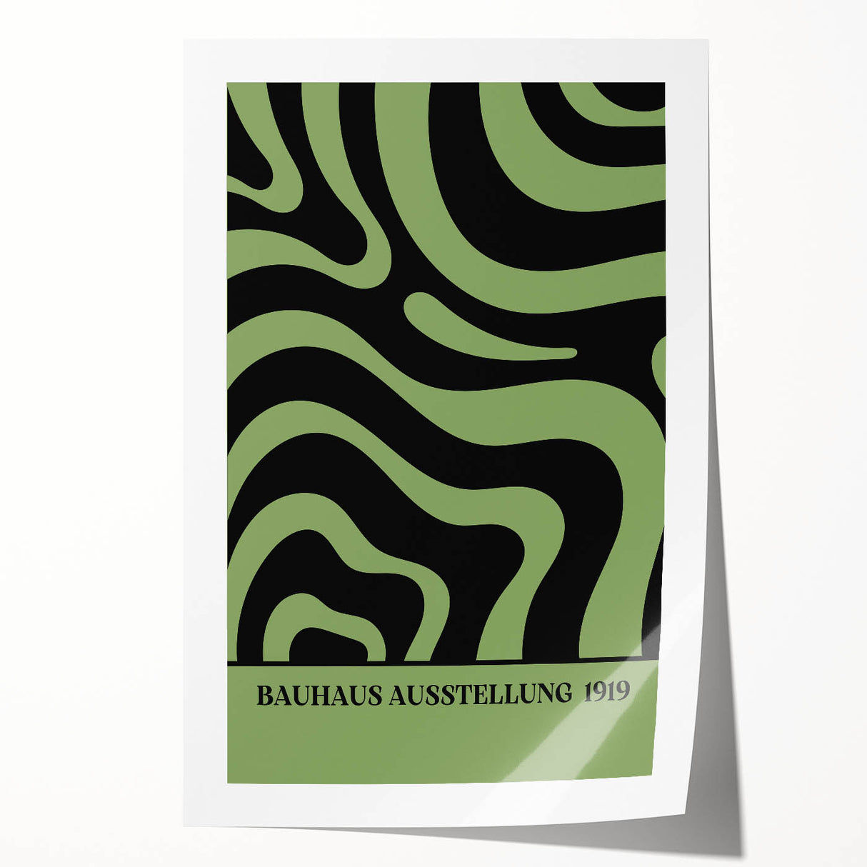 Bohemian Wall Art | Bauhaus 1919 Abstract Print | Boho Decor Canvas