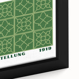 Bohemian Wall Art | Bauhaus Geometric Boho Decor Canvas | Eclectic Art Print